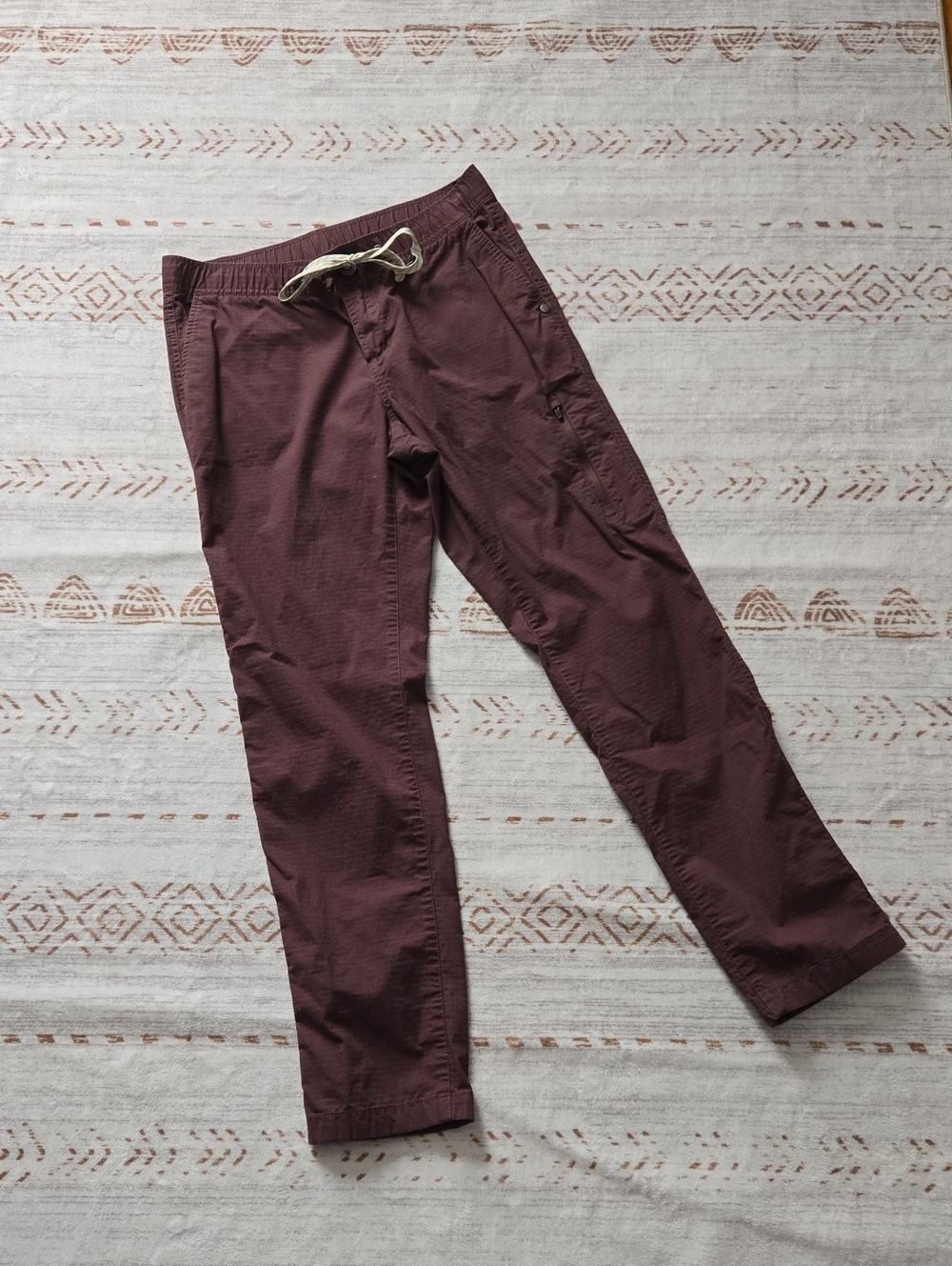 Women's Vuori Ripstop Pants In Burgundy